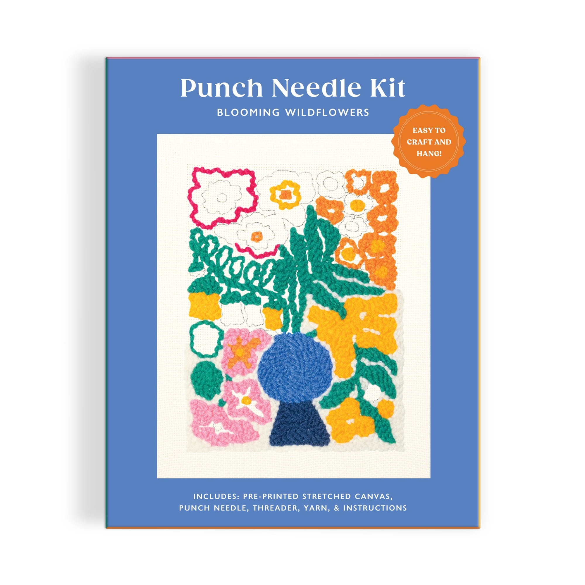 galison-blooming-wildflowers-punch-needle-set-blumen image 2