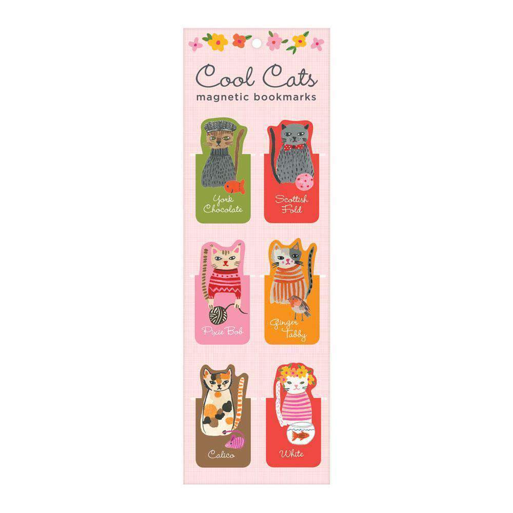 galison-cool-cats-magnet-lesezeichen-6er-katzen image 1