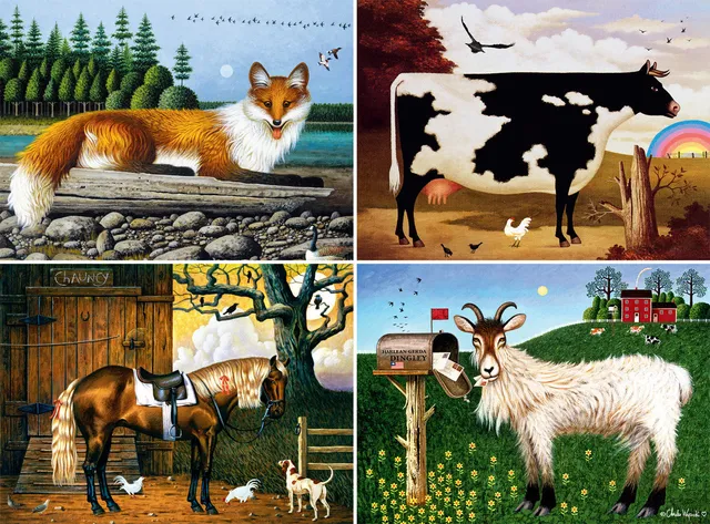 buffalo-games-wysocki-animal-collage-puzzle-1000-teile-tiere image 1