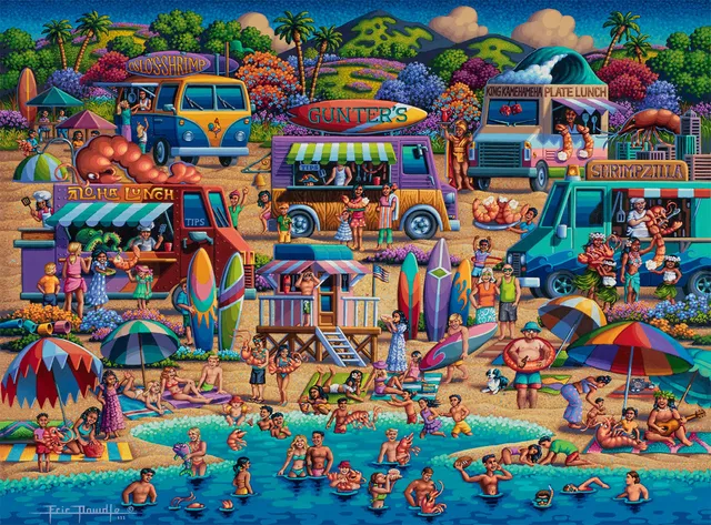 buffalo-games-shrimp-trucks-puzzle-1000-teile-hawaii image 1