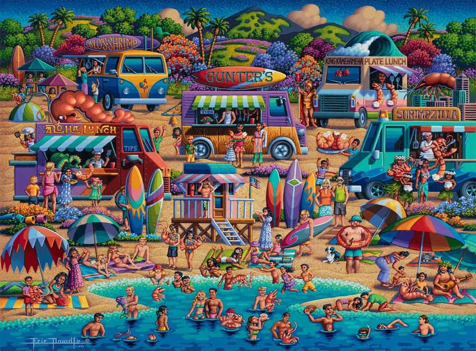buffalo-games-shrimp-trucks-puzzle-1000-teile-hawaii image 1