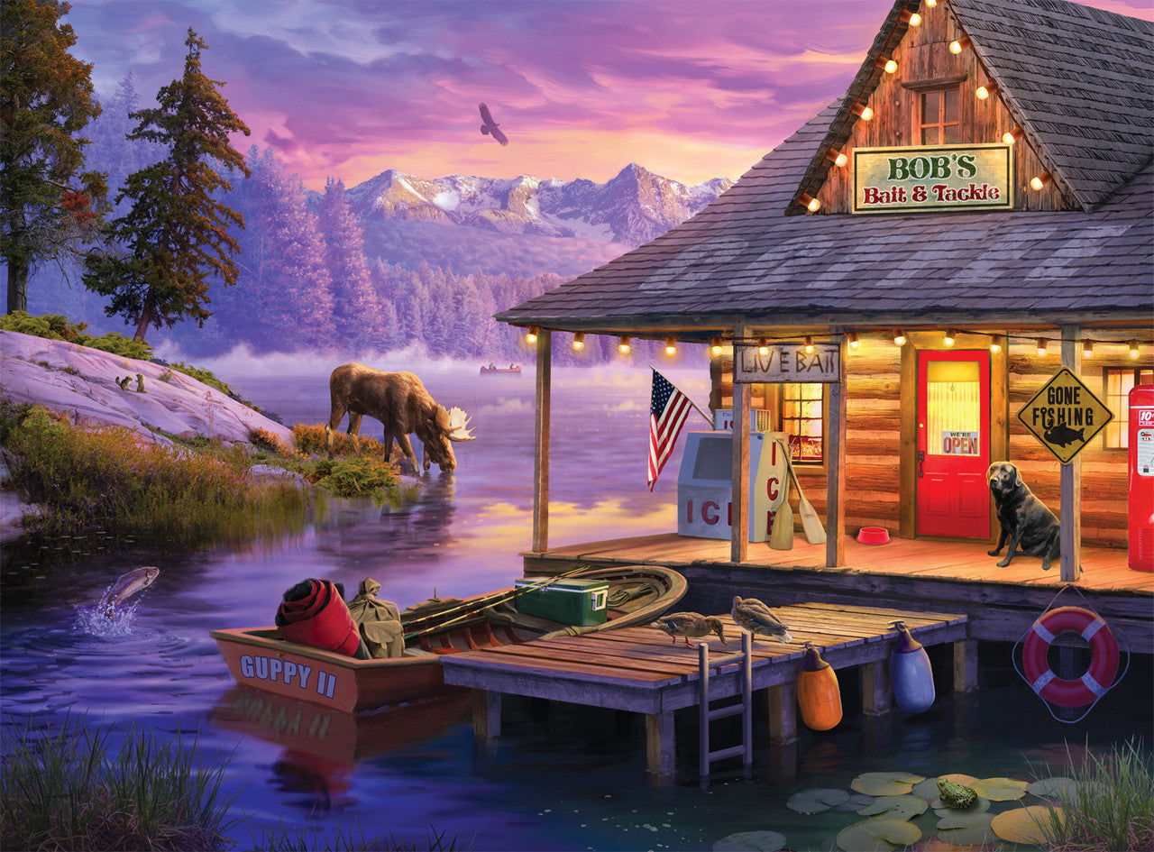 buffalo-games-bob-s-bait-tackle-puzzle-1000-teile-see image 1