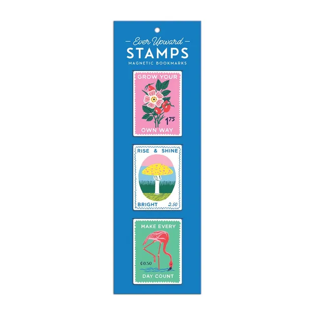galison-ever-upward-stamps-lesezeichen-magnetisch-3er-set image 1