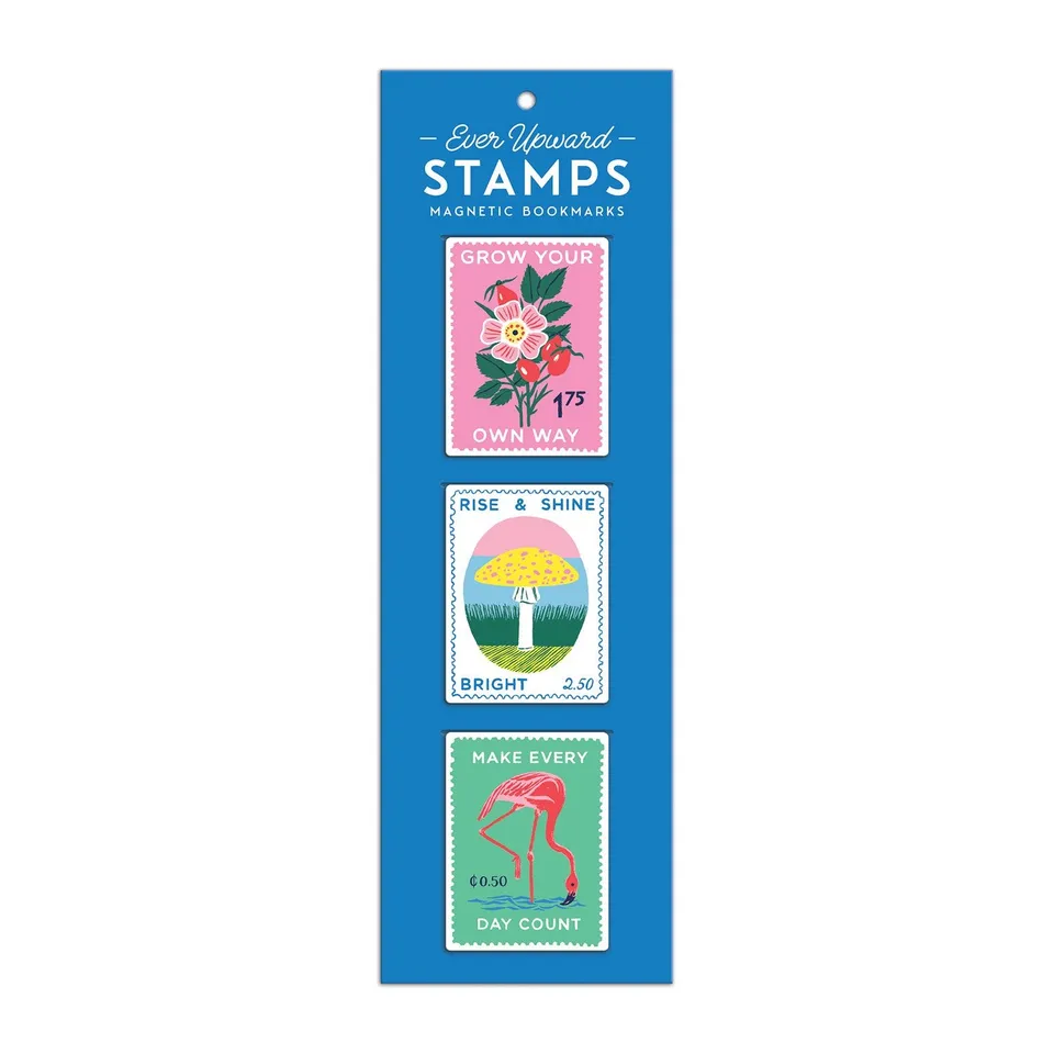galison-ever-upward-stamps-lesezeichen-magnetisch-3er-set image 1