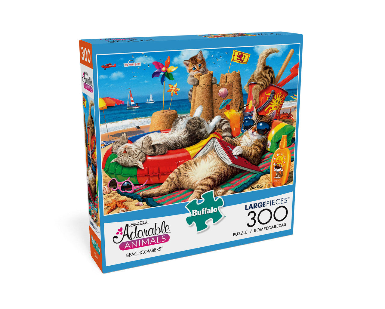 buffalo-games-adorable-animals-beachcombers-300-teile-xxl-katzen image 4