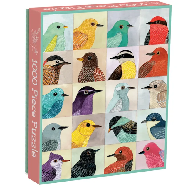 galison-avian-friends-1000-teile-vogel-puzzle image 1