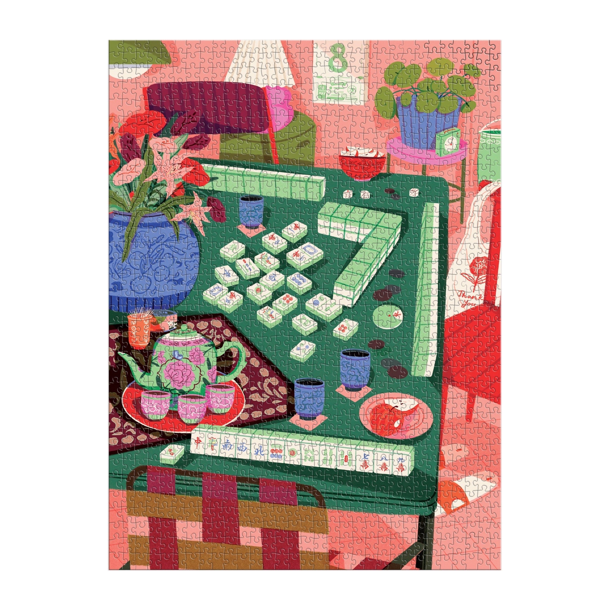 galison-mahjong-social-1000-teile-puzzle-bunt-51x69 image 3