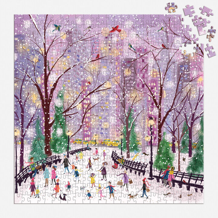 galison-snowy-night-500-teile-puzzle-winter image 4