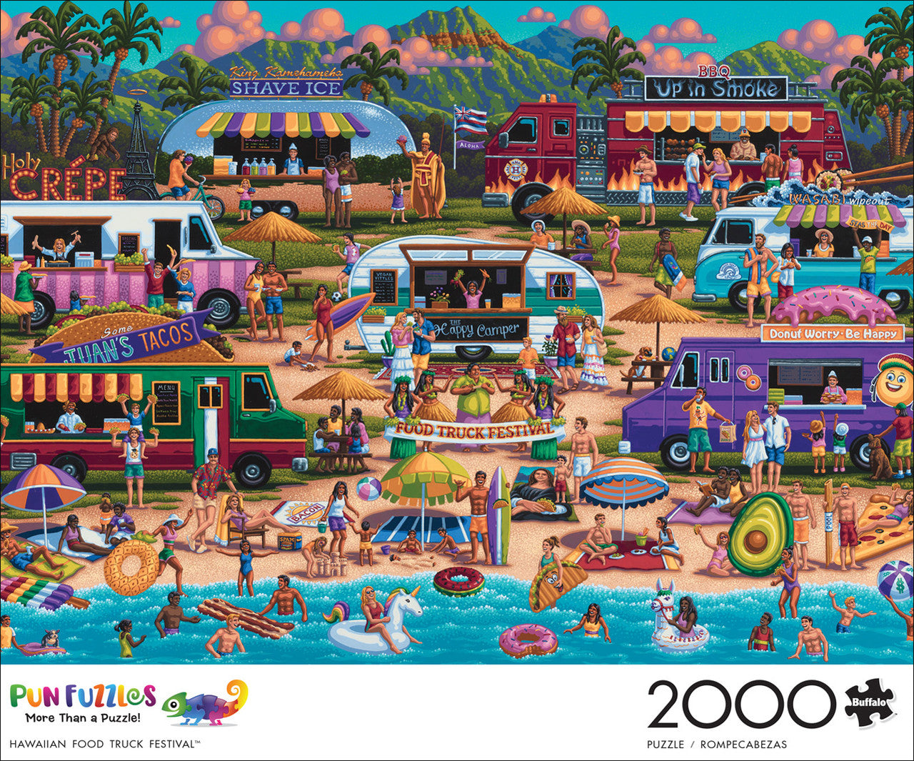 buffalo-games-hawaiian-food-truck-puzzle-2000-teile-strand image 3