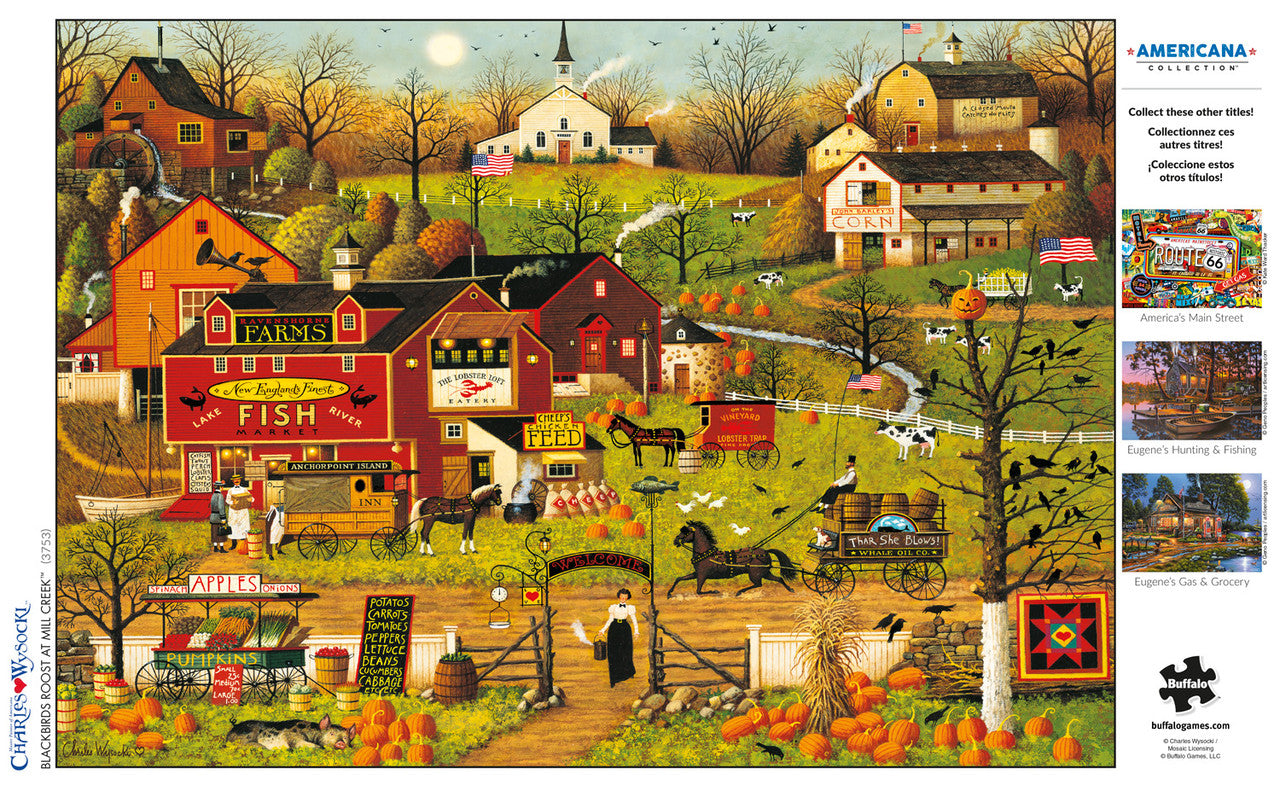 buffalo-games-wysocki-blackbirds-roost-puzzle-500-teile-americana image 3
