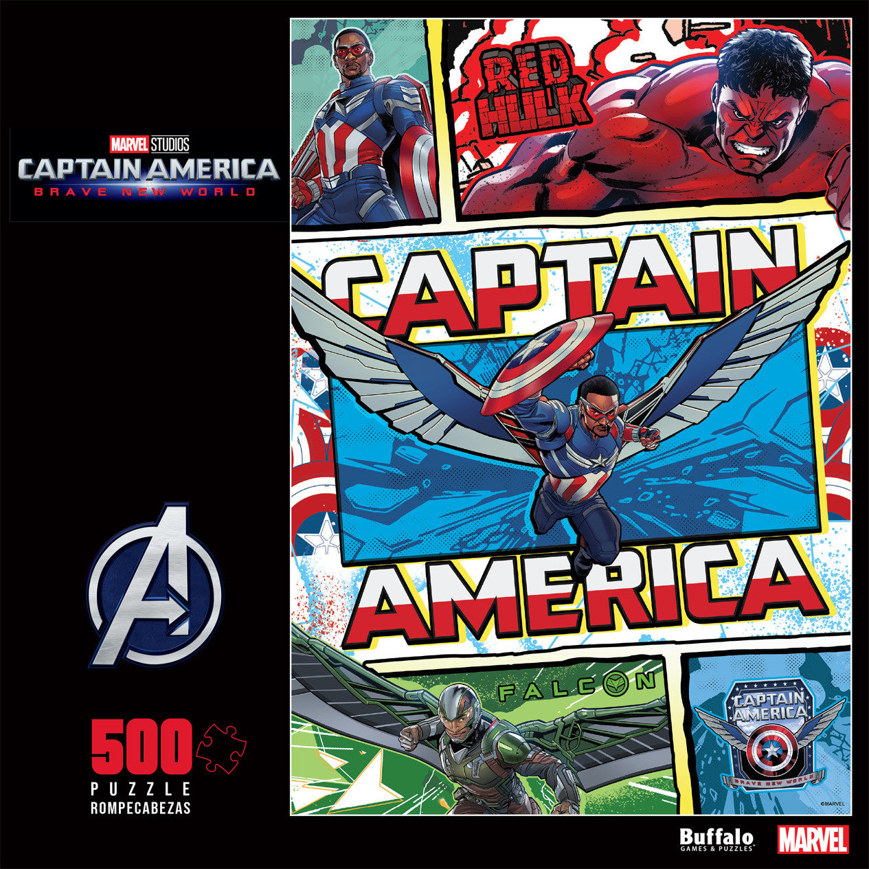 buffalo-games-marvel-captain-america-brave-new-world-puzzle-500-teile image 2