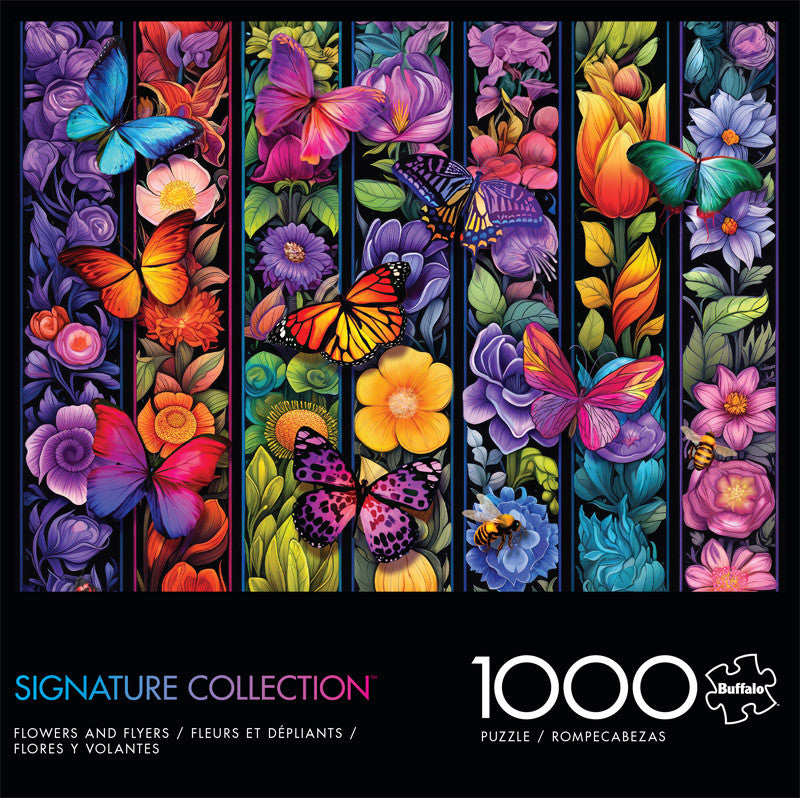buffalo-games-signature-collection-flowers-and-flyers-1000-teile-puzzle image 2