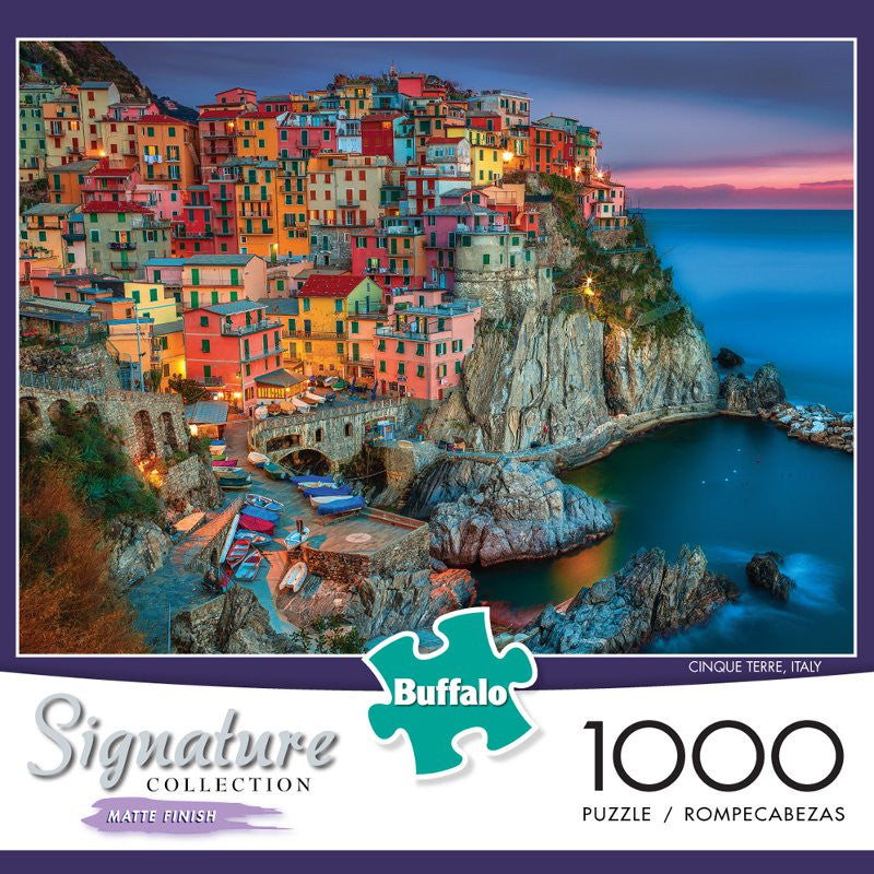 buffalo-games-signature-cinque-terre-puzzle-1000-teile-nacht-italien image 1