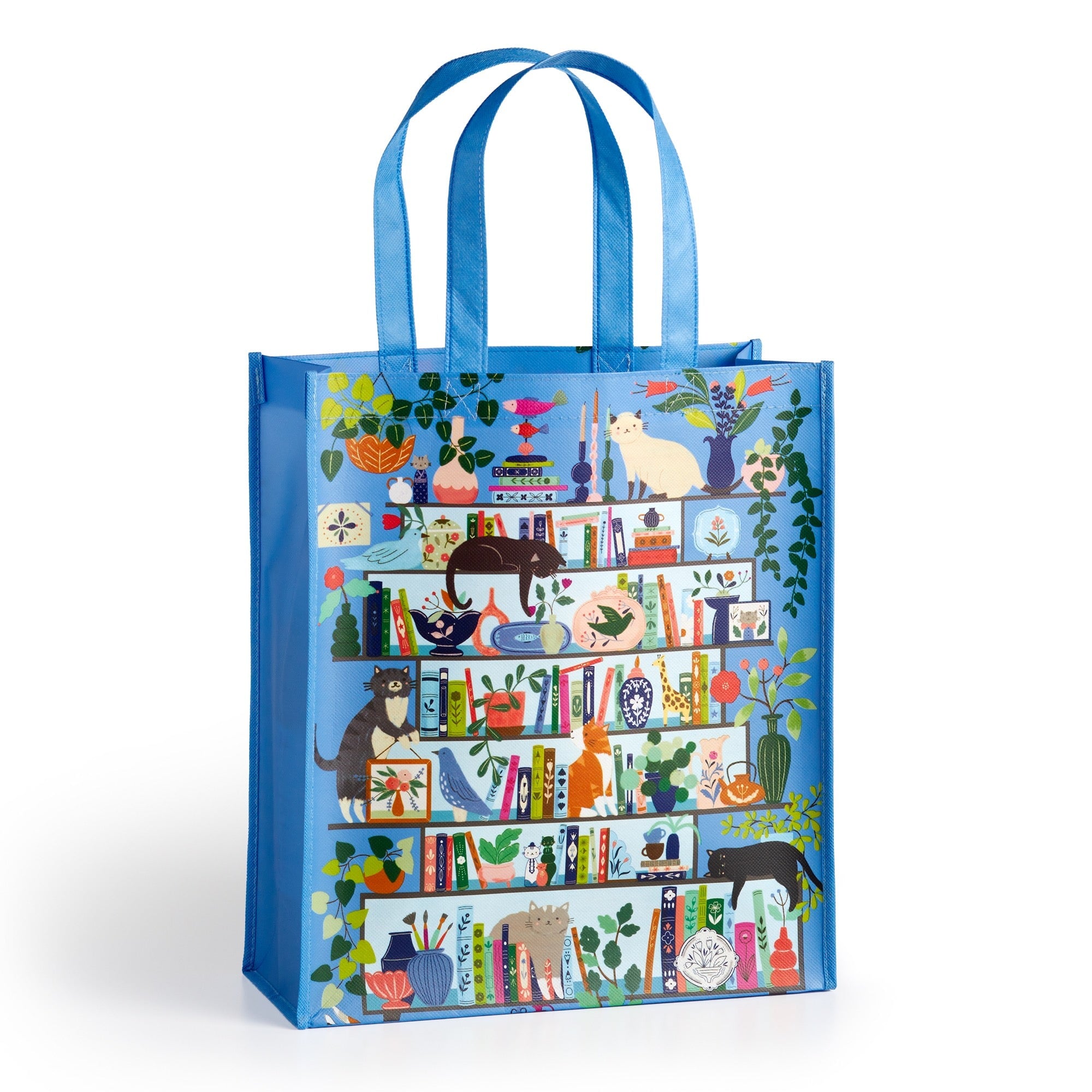 galison-purrfect-nook-einkaufstasche-shopper-katzenmotiv image 1