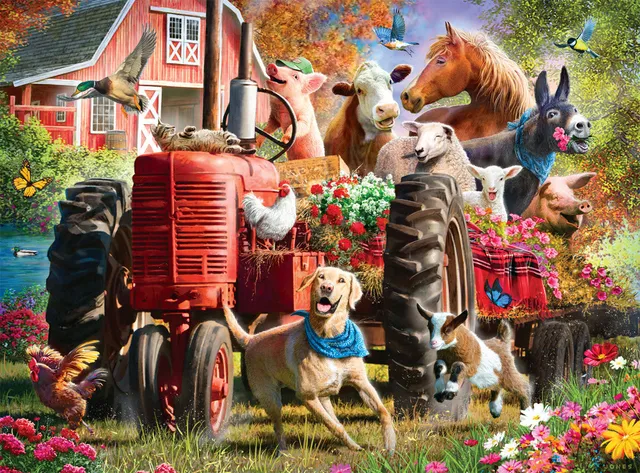 buffalo-games-country-life-fun-times-farm-puzzle-1000-teile image 1