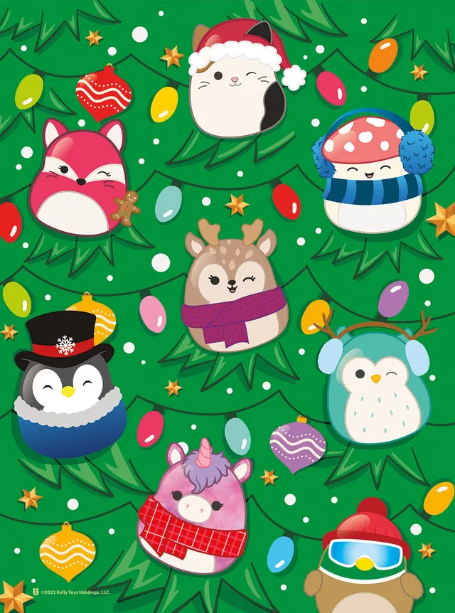 buffalo-games-squishmallow-christmas-tree-puzzle-100-teile-kinder image 1