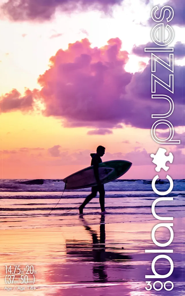 buffalo-games-blanc-sunset-surfer-california-puzzle-300-teile image 1