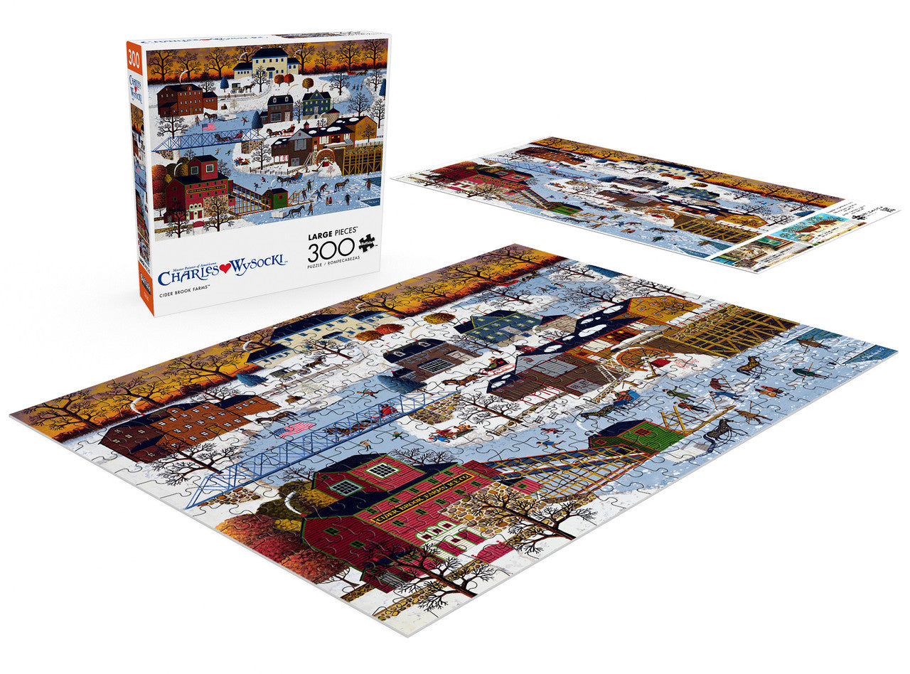 buffalo-games-charles-wysocki-cider-brook-farms-puzzle-300-teile-winter image 3