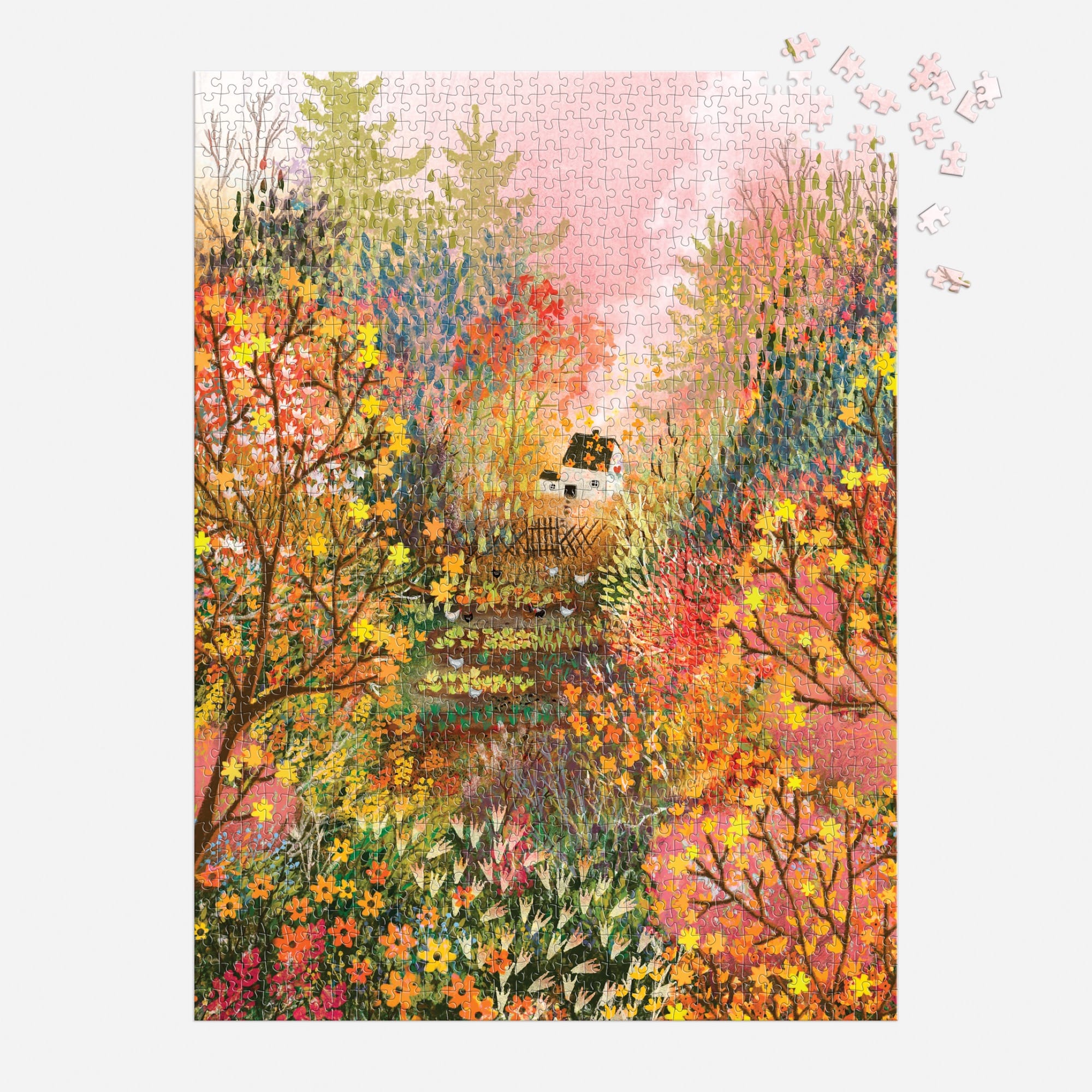 galison-autumn-in-the-meadow-1000-teile-puzzle-herbst image 4