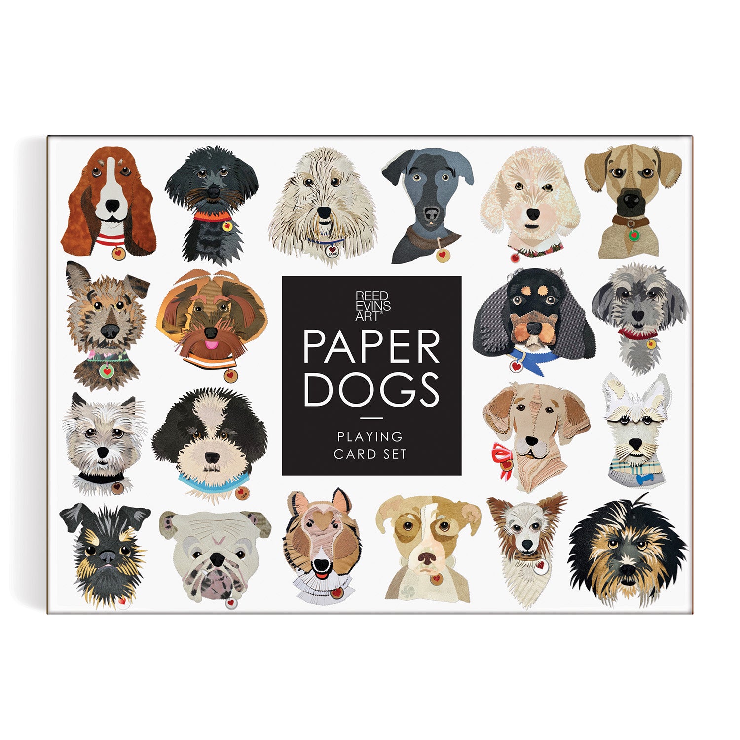 galison-paper-dogs-spielkarten-set-2-decks-hunde image 2