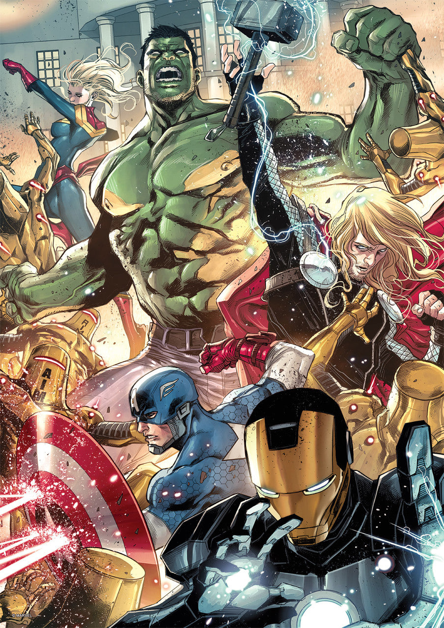 buffalo-games-avengers-world-14-puzzle-500-teile-marvel image 1