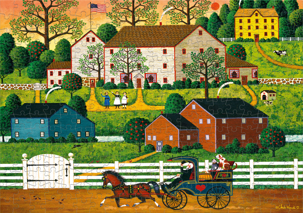 buffalo-games-charles-wysocki-hi-neighbor-300-teile-puzzle-xxl image 3