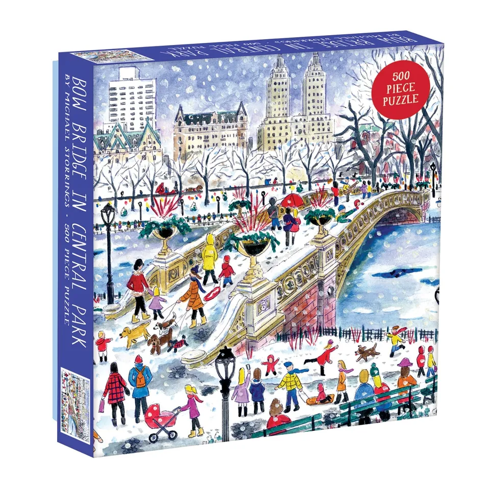 galison-bow-bridge-central-park-puzzle-500-teile-winter image 1