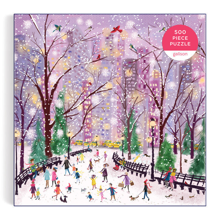 galison-snowy-night-500-teile-puzzle-winter image 2