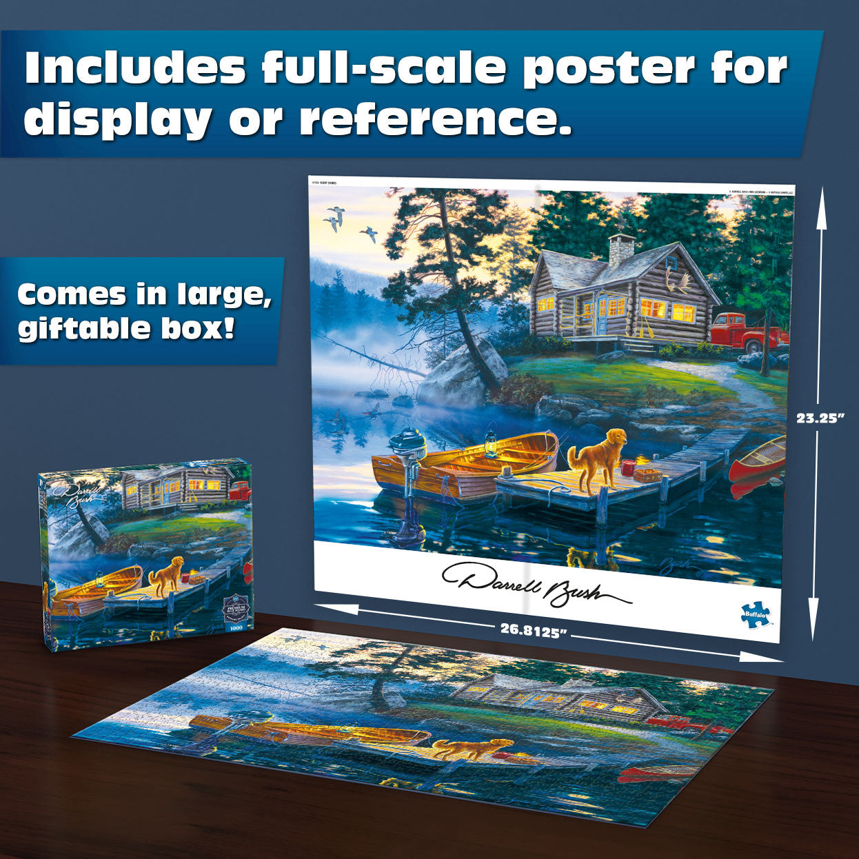 buffalo-games-bush-silent-shores-puzzle-1000-teile-see image 3