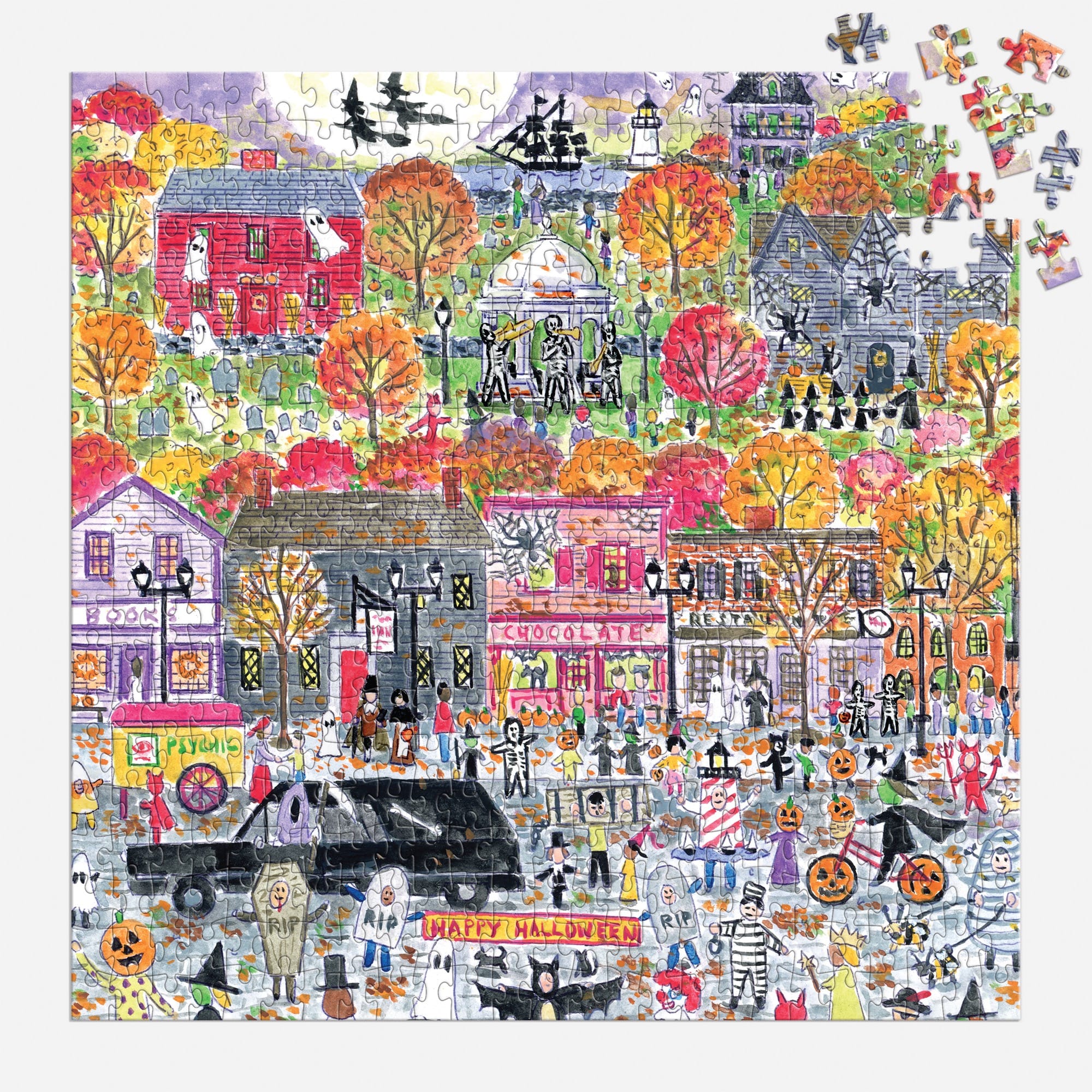 galison-halloween-parade-500-teile-puzzle-storrings image 4