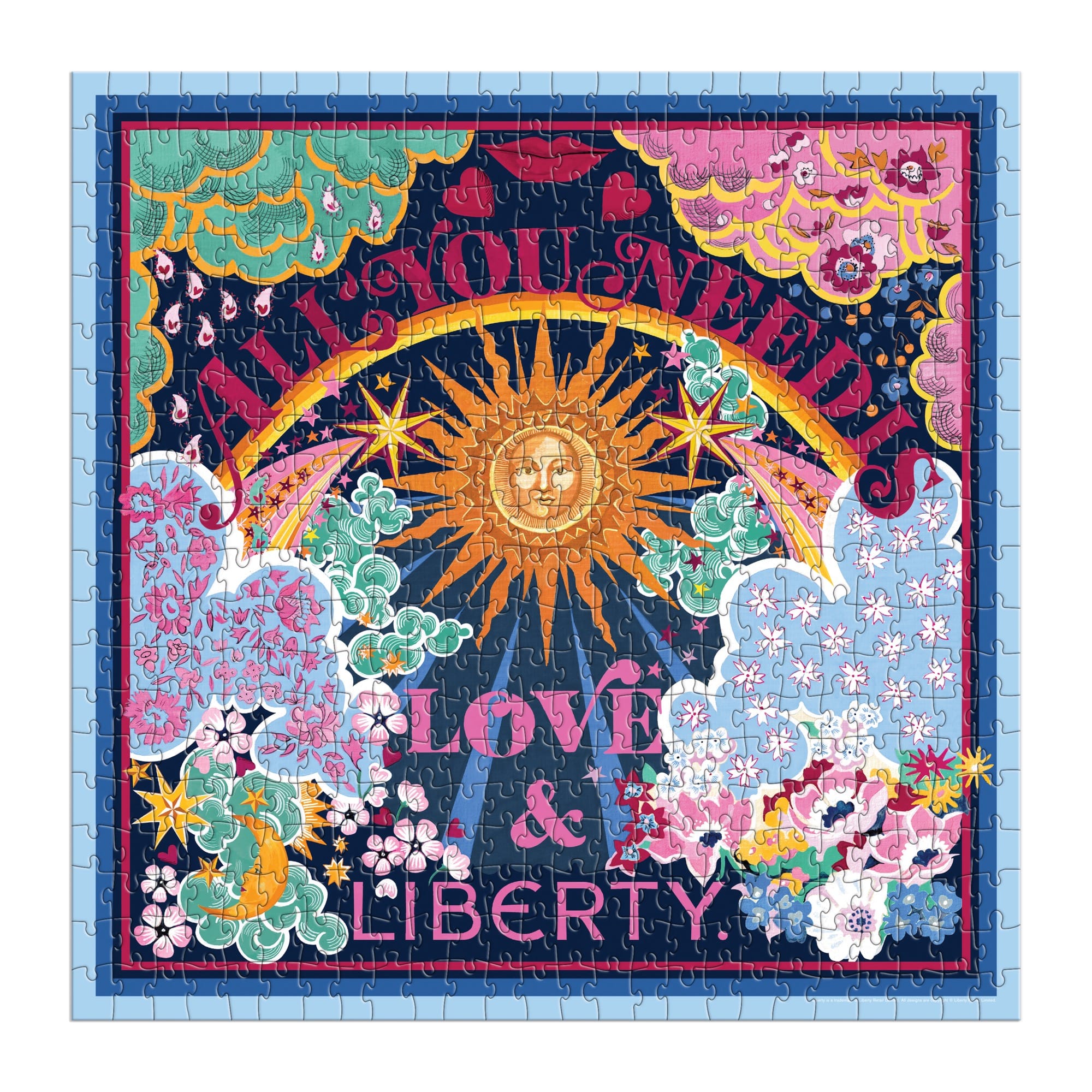 galison-liberty-all-you-need-is-love-500-teile-puzzle-buchbox image 4