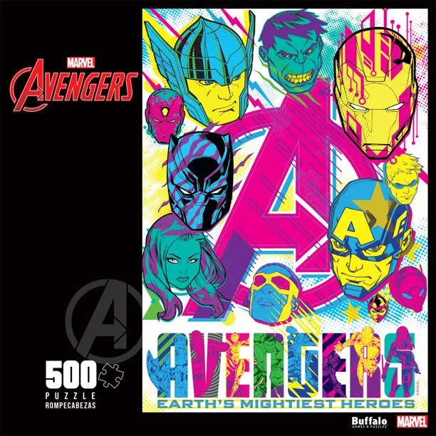 buffalo-games-marvel-avengers-puzzle-500-teile-heroes image 1