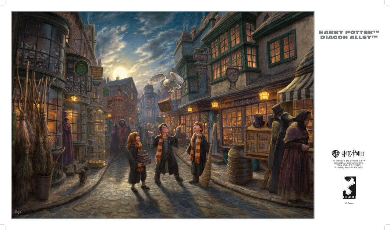 ceaco-thomas-kinkade-harry-potter-diagon-alley-puzzle-2000-teile image 2