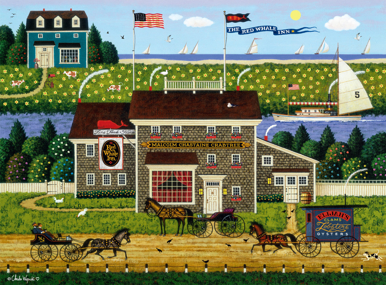 buffalo-games-red-whale-inn-1000-teile-puzzle-mit-poster image 1