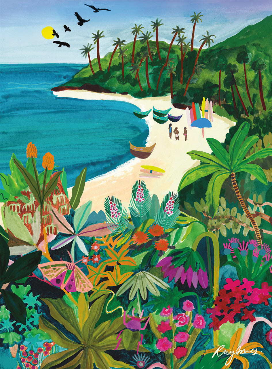 buffalo-games-bonjour-beach-butterfly-1000-teile-puzzle-strand image 2