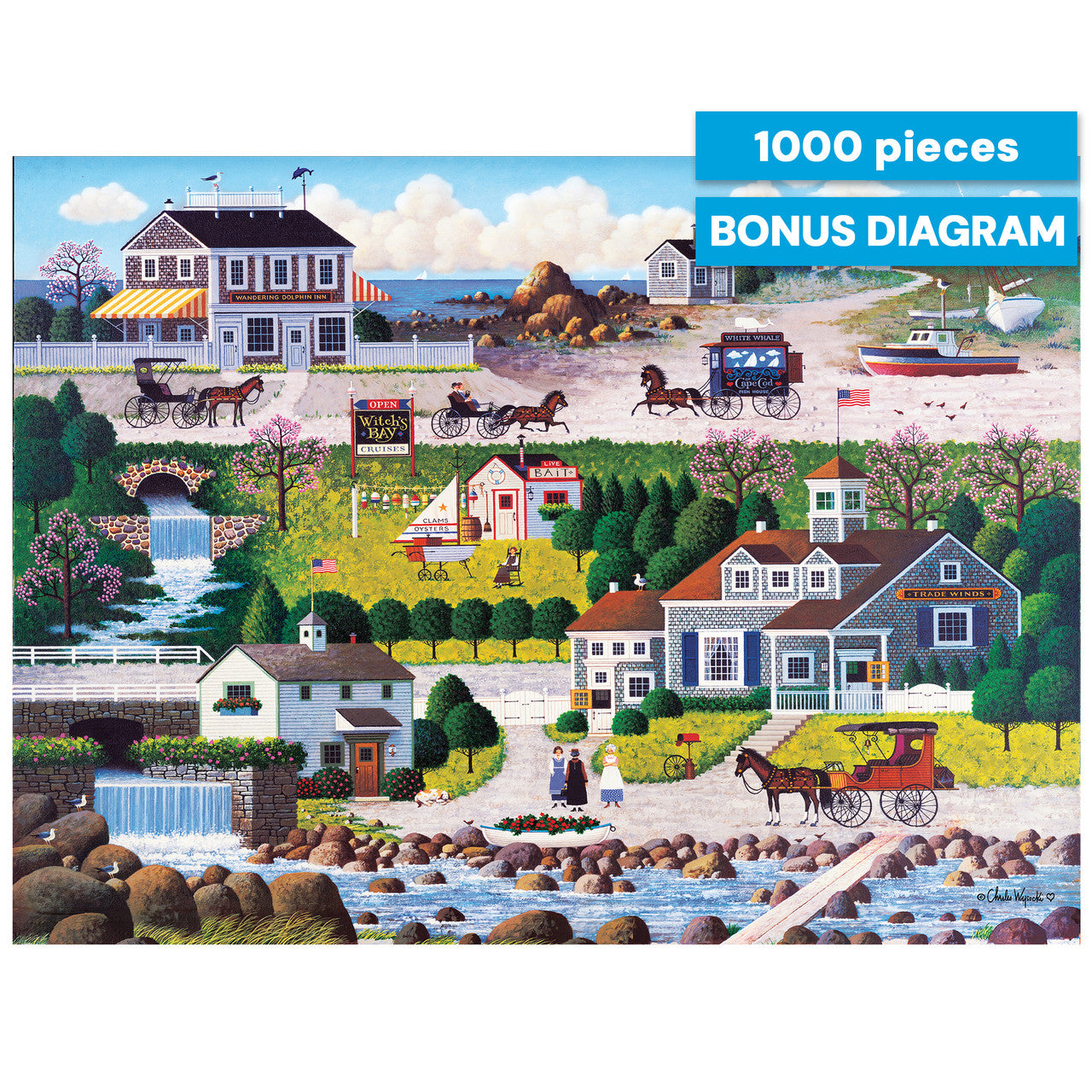 buffalo-games-wysocki-cricket-harbor-1000-teile-puzzle-hafen image 2