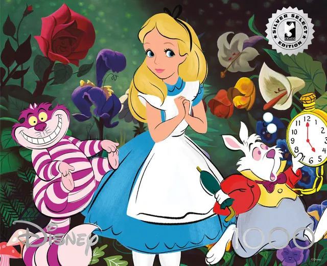 disney-alice-in-wonderland-puzzle-1000-teile-silver-select image 1
