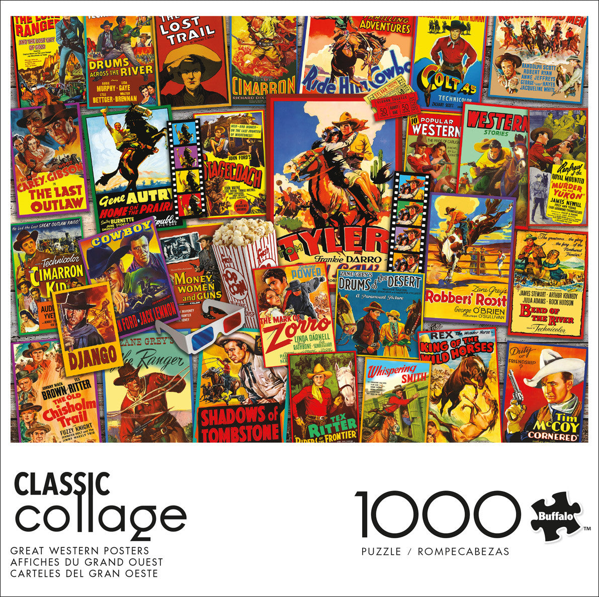 buffalo-games-collage-great-western-posters-1000-teile-puzzle image 4