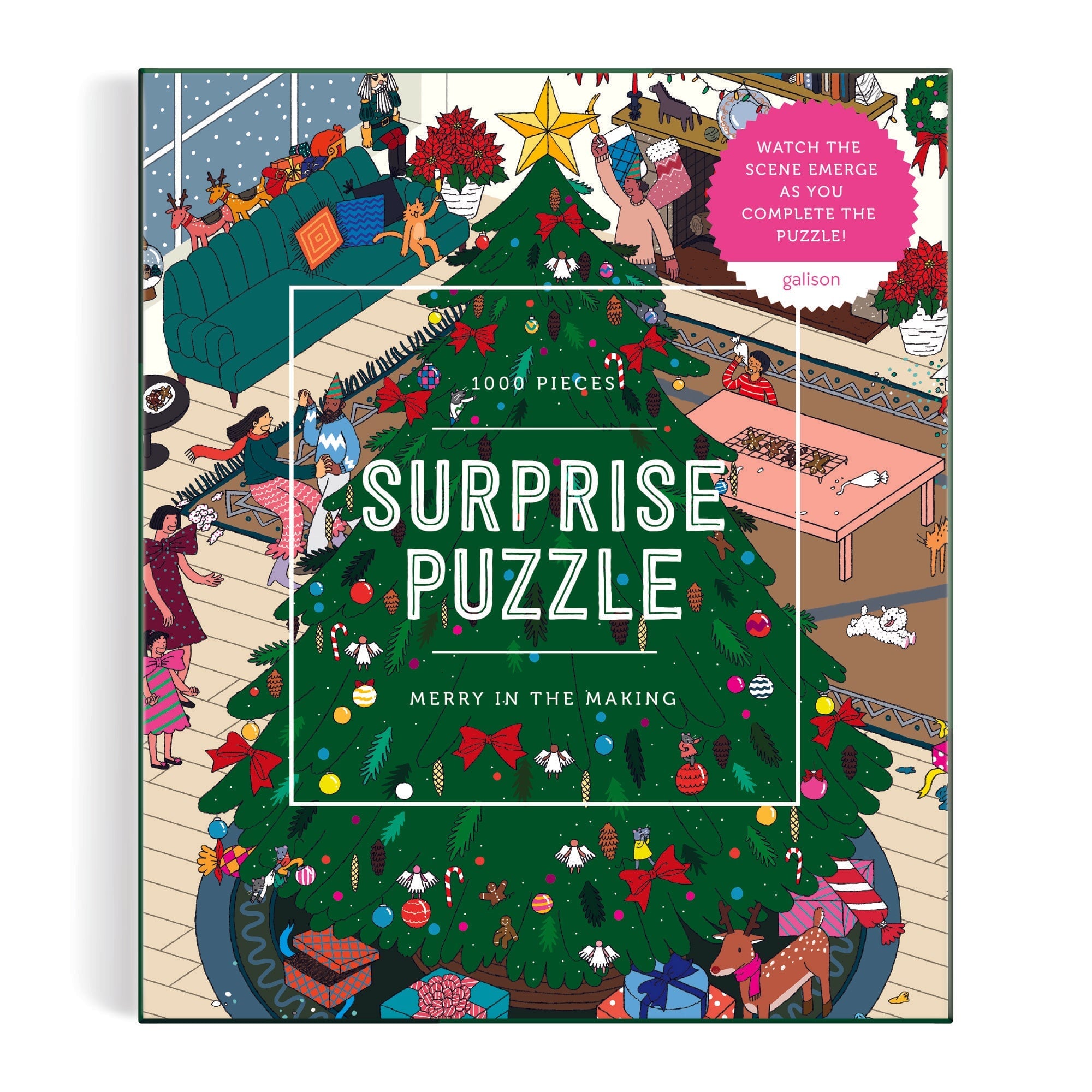 galison-merry-1000-teile-surprise-puzzle-weihnachten image 2