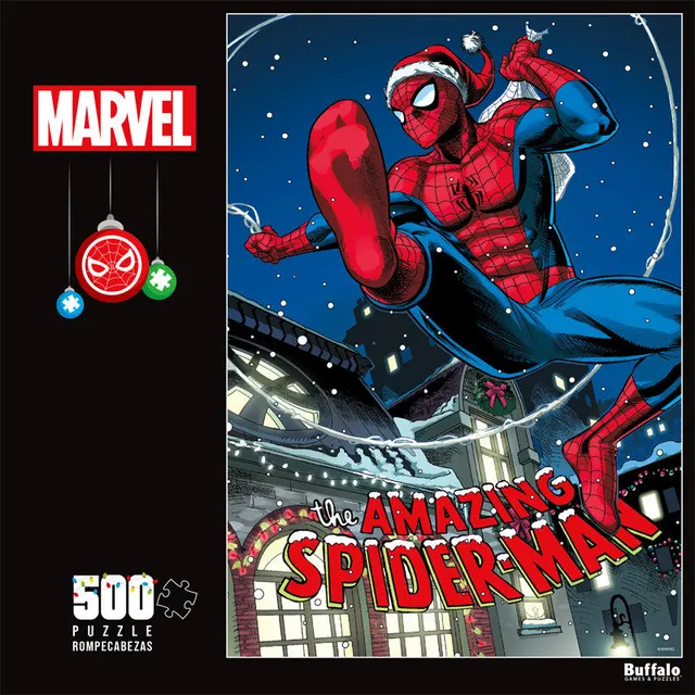 buffalo-games-spider-man-holidays-puzzle-500-teile-weihnachten image 1