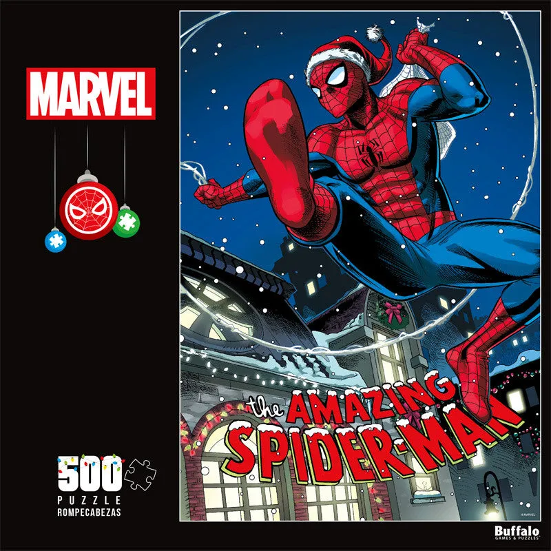 buffalo-games-spider-man-holidays-puzzle-500-teile-weihnachten image 1