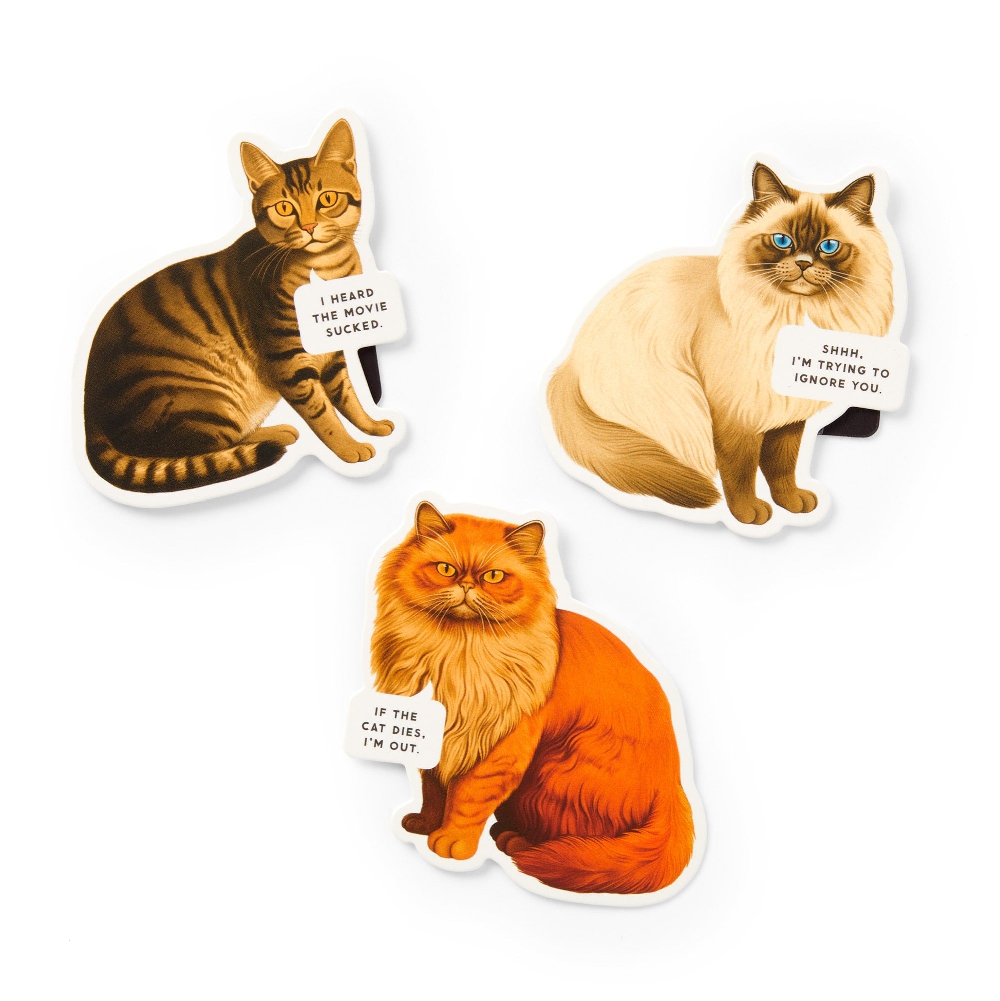 galison-moody-cats-magnet-lesezeichen-3er-set-katzen image 2