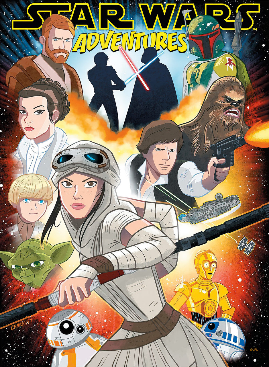 buffalo-games-star-wars-adventures-100-teile-puzzle-kinder image 1