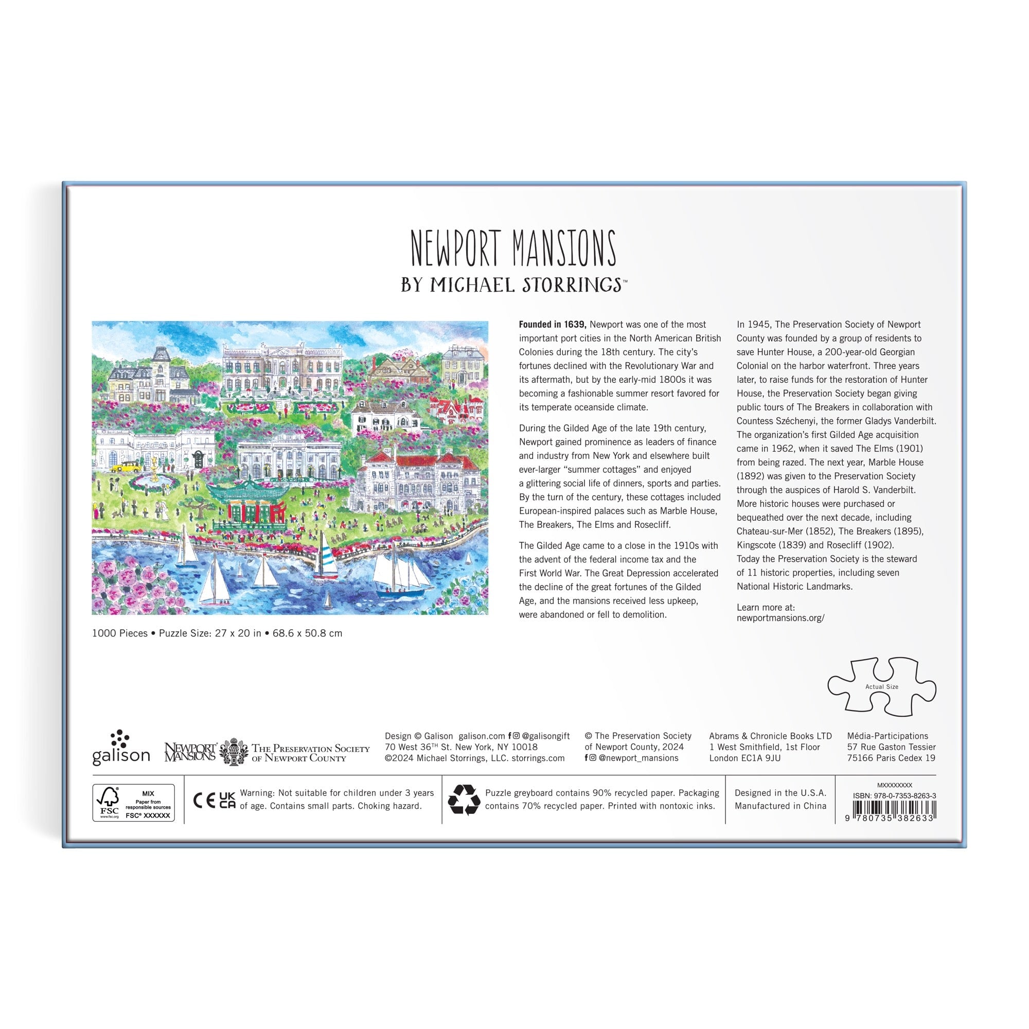 galison-newport-mansions-1000-teile-puzzle-sommer image 6