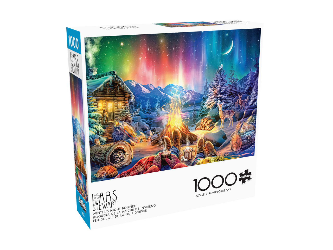buffalo-games-winter-s-night-bonfire-1000-teile-puzzle-winter image 4