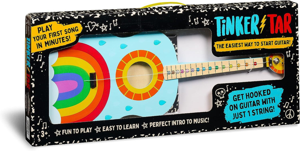 tinkertar-rainbow-akustik-kindergitarre-1-saite-mit-buch image 2