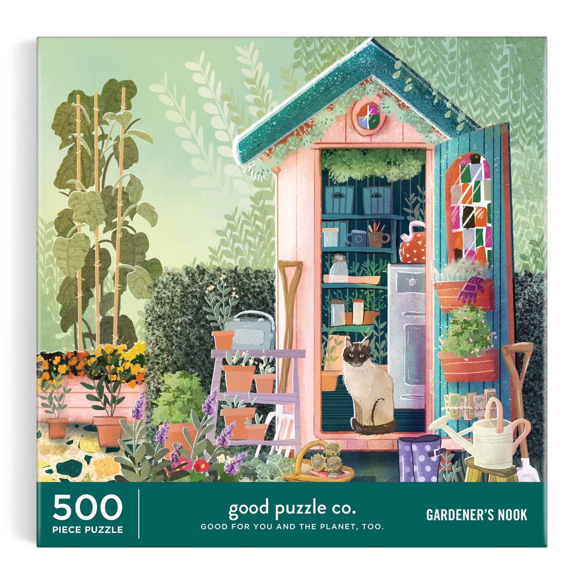 galison-good-puzzle-co-gardener-s-nook-puzzle-500-teile image 2