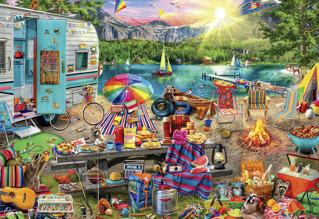 buffalo-games-silver-select-campsite-puzzle-2000-teile image 2