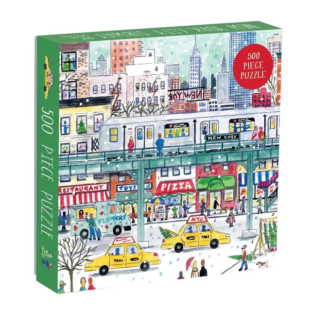 galison-michael-storrings-new-york-city-subway-puzzle-500-teile-winter image 1