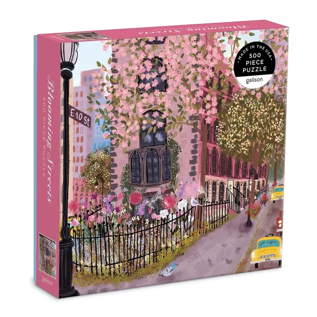 galison-blooming-streets-500-teile-puzzle-stadt-blumen image 1